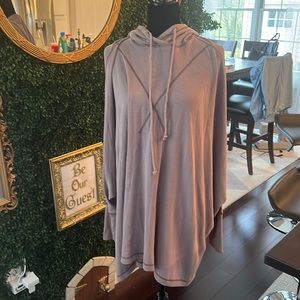Free People Lavender Hooded Tunic